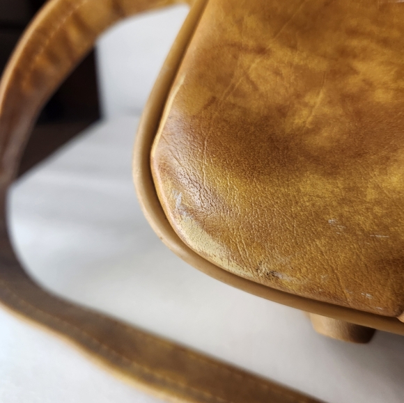 Vintage American Luggage Works Carry On Bag Leather Luggage 1975 - Picture 12 of 16